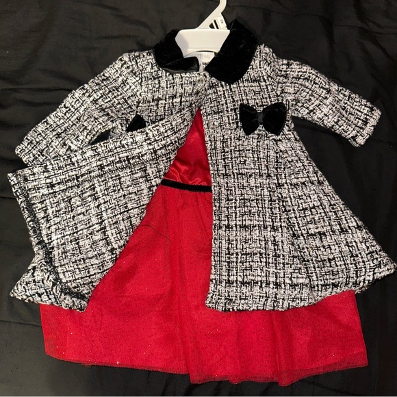 Baby Girl Formal Dress With Jacket - Picture 2 of 7